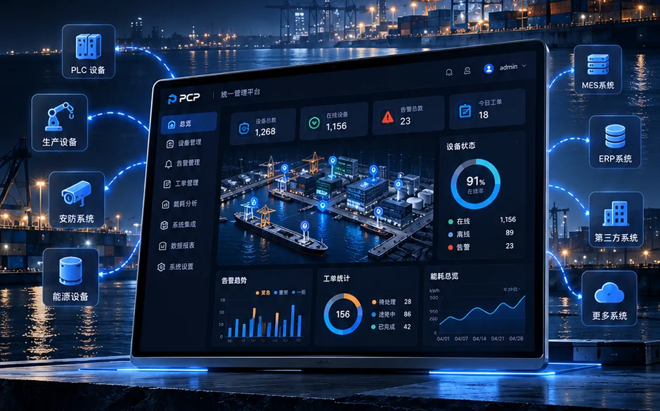 统一管理平台概念渲染图
